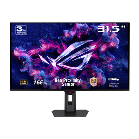 ASUS ROG Strix 32 inch UHD 4K 165Hz AMD FreeSync Premium Pro & G-Sync Compatible HDR400 0.03ms OLED Gaming Computer Monitor with Height Adjustable, Swivel & Tilt Stand XG32UCDS