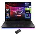 thumbnail image 1 of ASUS ROG Strix AI Gaming Laptop 16.0in 240Hz Mini LED WQXGA Display (Intel Ultra 9- 275HX, GeForce RTX 5080 16GB, 64GB DDR5, 8TB PCIe SSD, RGB KB, 2 Thunderbolt 5, WiFi 7, Win 11 Pro) w/USB-C Dock, 1 of 7