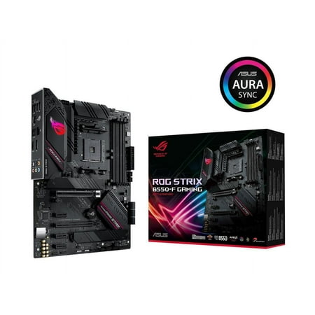 ASUS ROG Strix B550-F Gaming AMD AM4 Zen 3 Ryzen 5000 & 3rd Gen Ryzen ATX Gaming Motherboard (PCIe 4.0, 2.5Gb LAN, BIOS Flashback, HDMI 2.1, Addressable Gen 2 RGB Header and Aura Sync)
