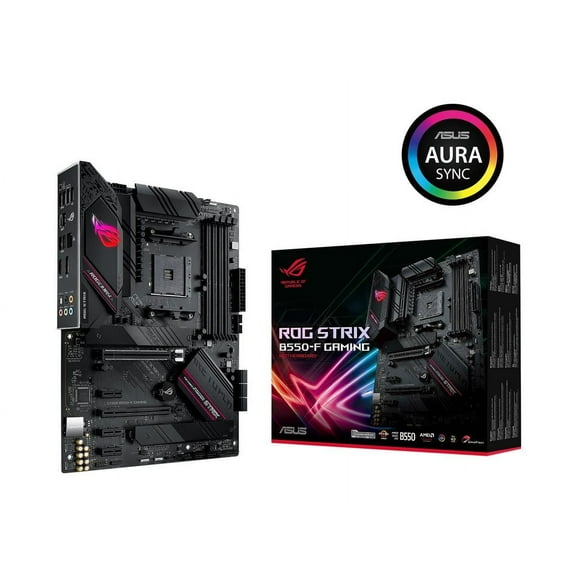 ASUS ROG Strix B550-F Gaming AMD AM4 Zen 3 Ryzen 5000 & 3rd Gen Ryzen ATX Gaming Motherboard (PCIe 4.0, 2.5Gb LAN, BIOS Flashback, HDMI 2.1, Addressable Gen 2 RGB Header and Aura Sync)