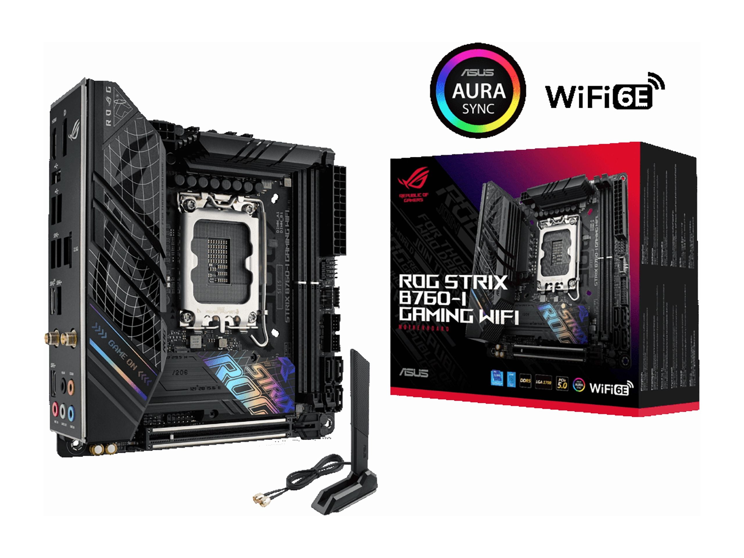 ASUS ROG Strix B760-I Gaming WiFi Intel B760 mini-ITX Motherboard