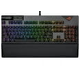 thumbnail image 1 of ASUS ROG Strix Flare II 100% RGB Gaming Keyboard, ROG NX Red Mechanical switches, PBT doubleshot keycaps, 8k Hz Polling, Sound-dampening Foam, Media Controls, USB passthrough, Wrist Rest-Black, 1 of 6
