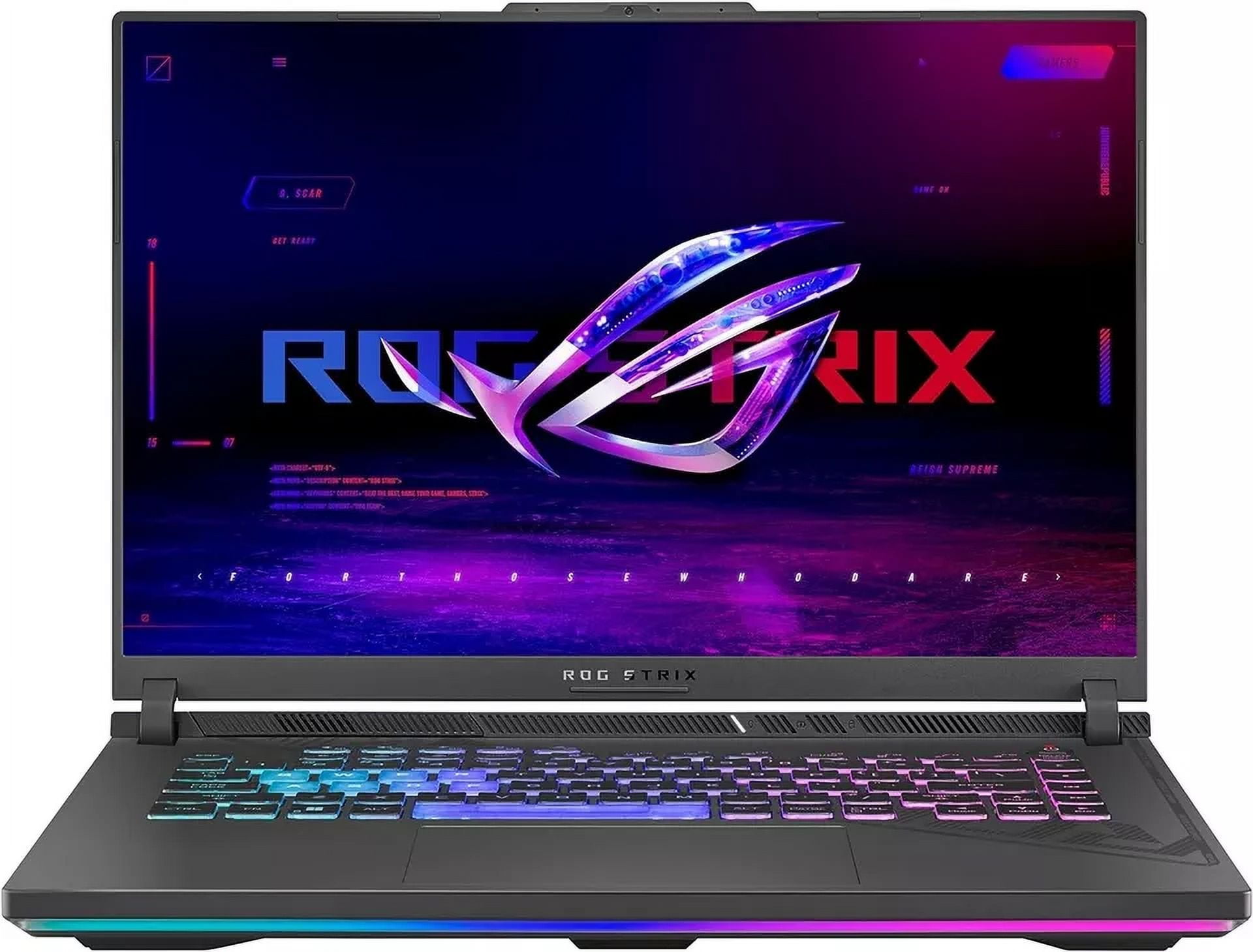 ASUS ROG Strix G16 (2024) Gaming Laptop, 16 16:10 FHD 165Hz Display, NVIDIA GeForce RTX 4060, Intel Core i7-13650HX, 16GB DDR5, 1TB PCIe Gen4 SSD, Wi-Fi 6E, Windows 11, G614JV-AS74