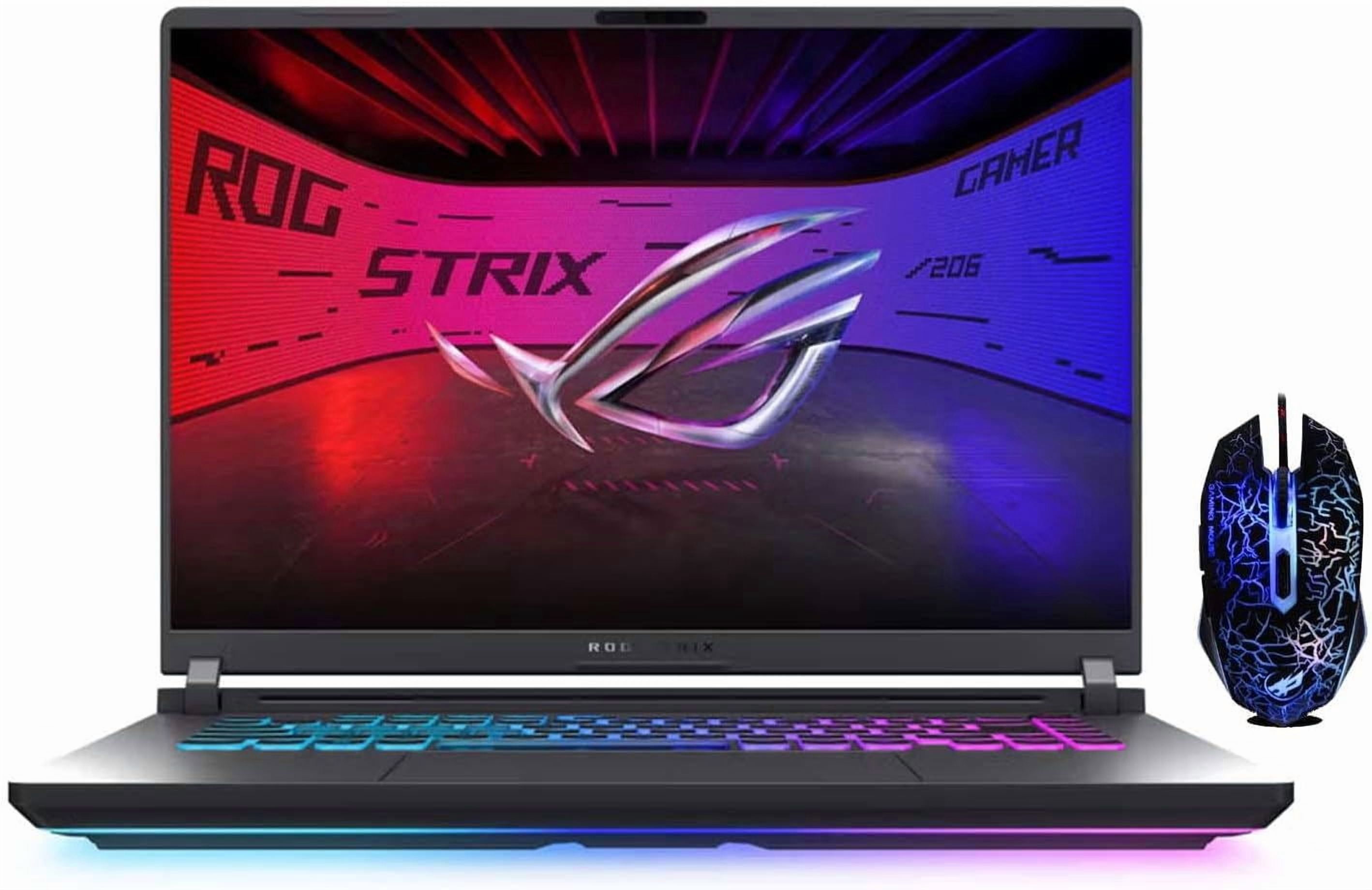 ASUS ROG Strix G16 (2025) Gaming Laptop, 16" FHD+ 16:10 165Hz/3ms Display, NVIDIA GeForce RTX 5060 Laptop, Intel Core i7-14650HX, 32GB DDR5,2TB M.2 PCIe SSD, WiFi 7, Mouse, Win11 Pro