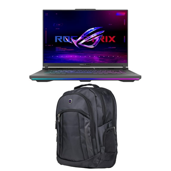 ASUS ROG Strix G16 G614 Gaming/Entertainment Laptop (Intel i9-14900HX 24-Core, 16.0in 240 Hz Wide QXGA (2560x1600), GeForce RTX 4070, Win 10 Pro) with 1680D Backpack