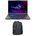 thumbnail image 1 of ASUS ROG Strix G16 G614 Gaming Laptop (Intel i9-14900HX 24-Core, 16.0in 240 Hz Wide QXGA (2560x1600), GeForce RTX 4060, 16GB DDR5 5600MHz RAM, Win 10 Pro) with 1680D Backpack, 1 of 7