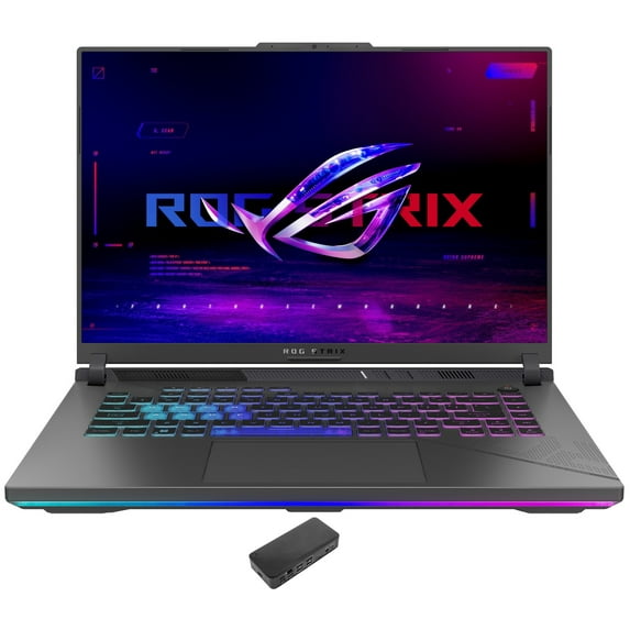 ASUS ROG Strix G16 G614 Gaming Laptop (Intel i9-14900HX 24-Core, 16.0in 240 Hz Wide QXGA (2560x1600), GeForce RTX 4060, 32GB DDR5 5600MHz RAM, 1TB PCIe SSD, Win 11 Pro) with USB-C Dock