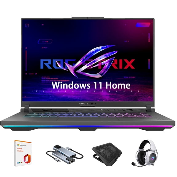 ASUS ROG Strix G16 Gaming Laptop, 16” FHD+ 165Hz/3ms, AMD Ryzen 9 8940HX, GeForce RTX 5070 8GB GDDR7, 32GB DDR5-5600, 1TB PCIe Gen 4 SSD, Wi-Fi 6E, Win11 Home,RGB Backlit KB,w/Lifetime Office