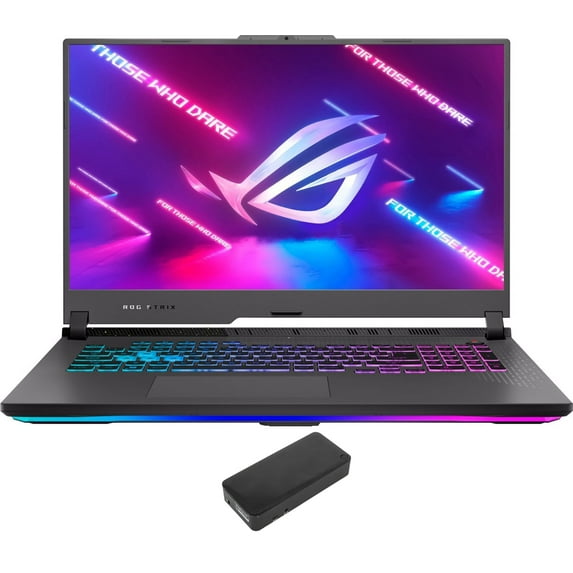 ASUS ROG Strix G17 GS713 Gaming/Entertainment Laptop (AMD Ryzen 9 7945HX 16-Core, 17.3in 240Hz 2K Quad HD (2560x1440), GeForce RTX 4060, 64GB DDR5 4800MHz RAM, Win 11 Home) with DV4K Dock