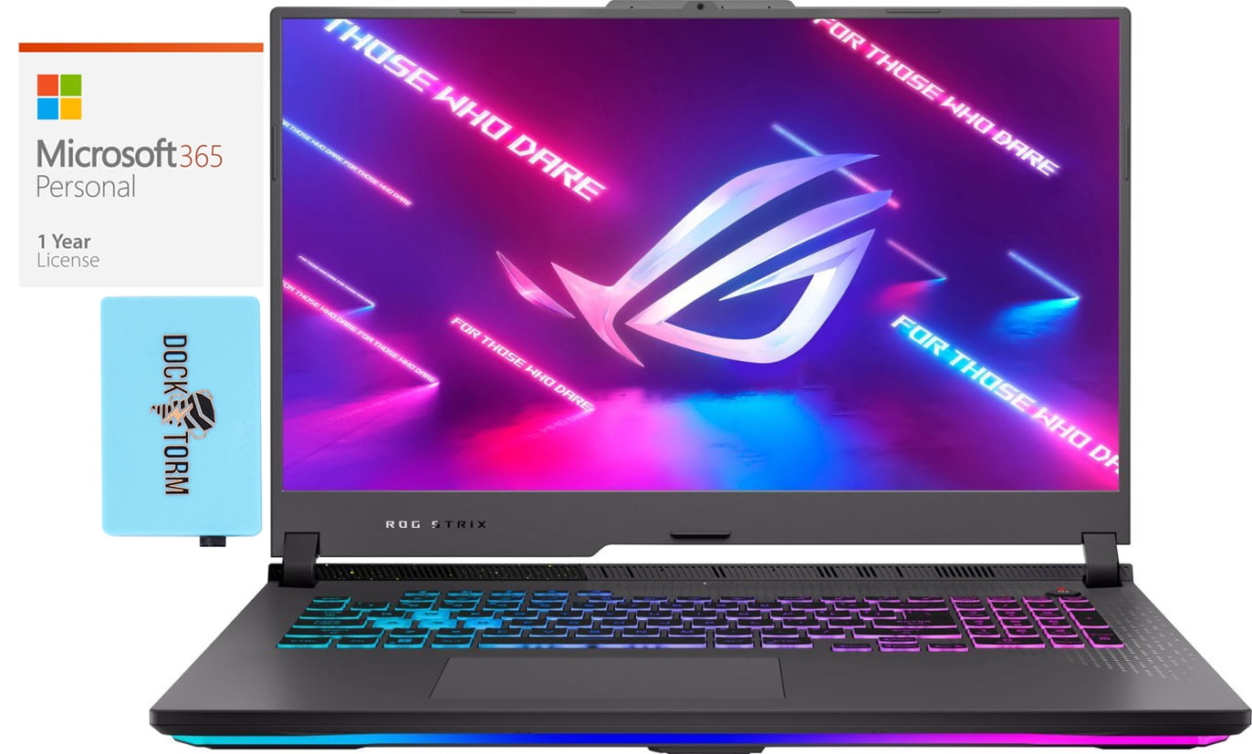 ASUS ROG Strix G17 GS713 Gaming/Entertainment Laptop (AMD Ryzen 9 7945HX, 17.3in 240Hz 2K Quad
