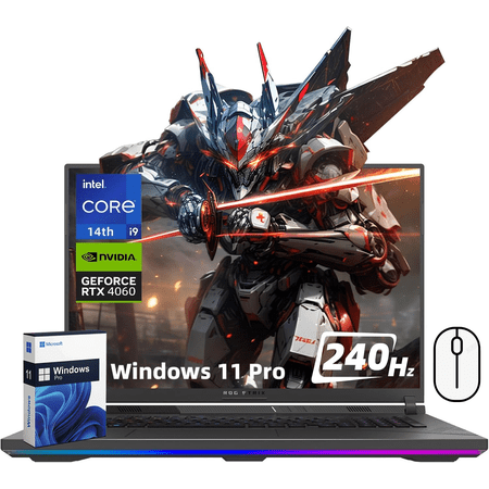 ASUS ROG Strix G18 18" Gaming Laptop, Intel i9-14900HX, GeForce RTX 4060, 64GB DDR5, 2TB SSD, RGB Backlit KB, Wi-Fi 6E, Windows 11 Pro