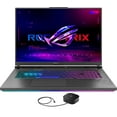 thumbnail image 1 of ASUS ROG Strix G18 Gaming/Entertainment Laptop (Intel i9-13980HX 24-Core, 18in 240Hz Wide QXGA (2560x1600), GeForce RTX 4080, Win 11 Pro) with G2 Universal Dock, 1 of 7