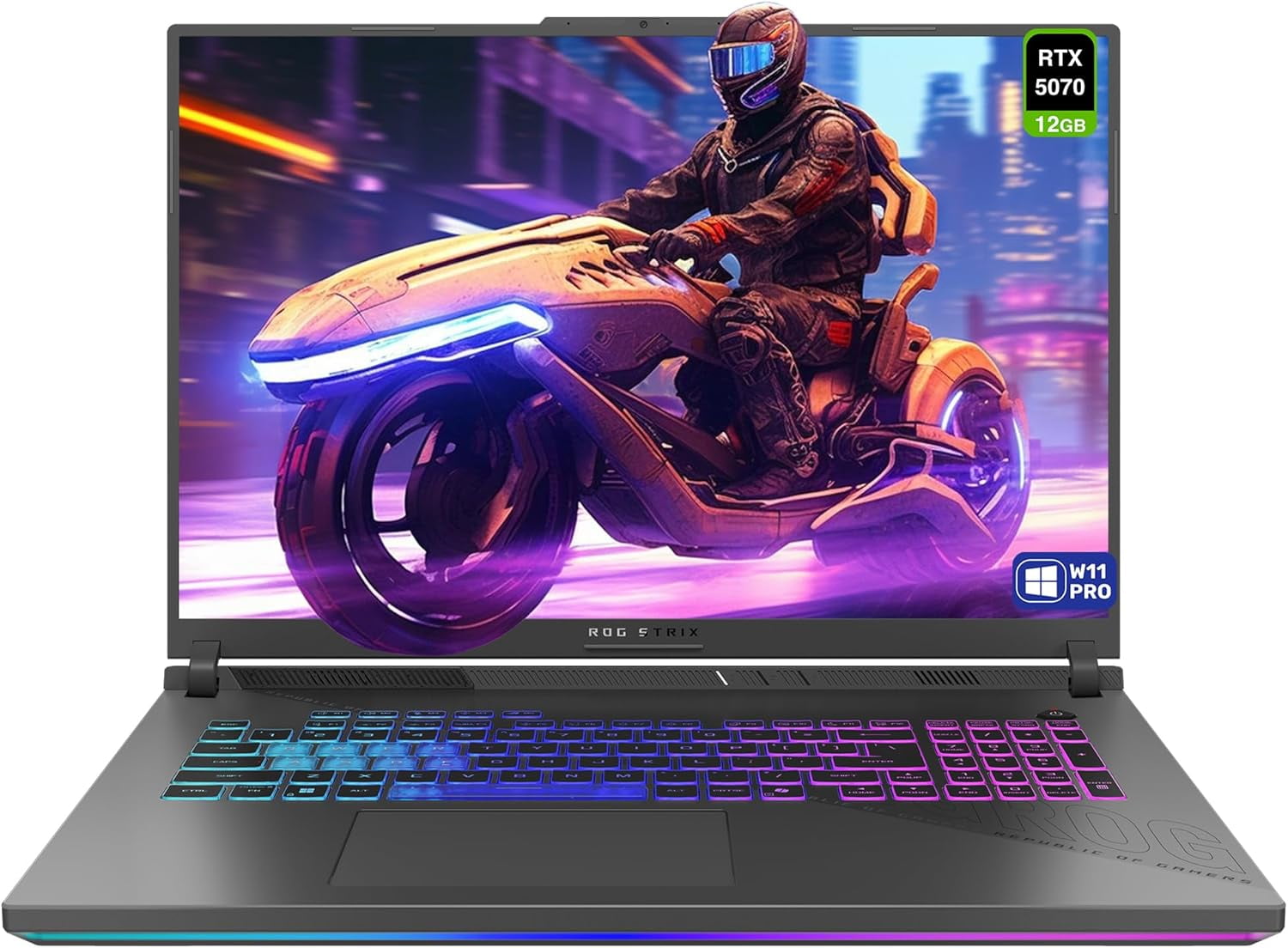 ASUS ROG Strix G18 Gaming Laptop, AMD Ryzen 9-9955HX, 32 GB DDR5