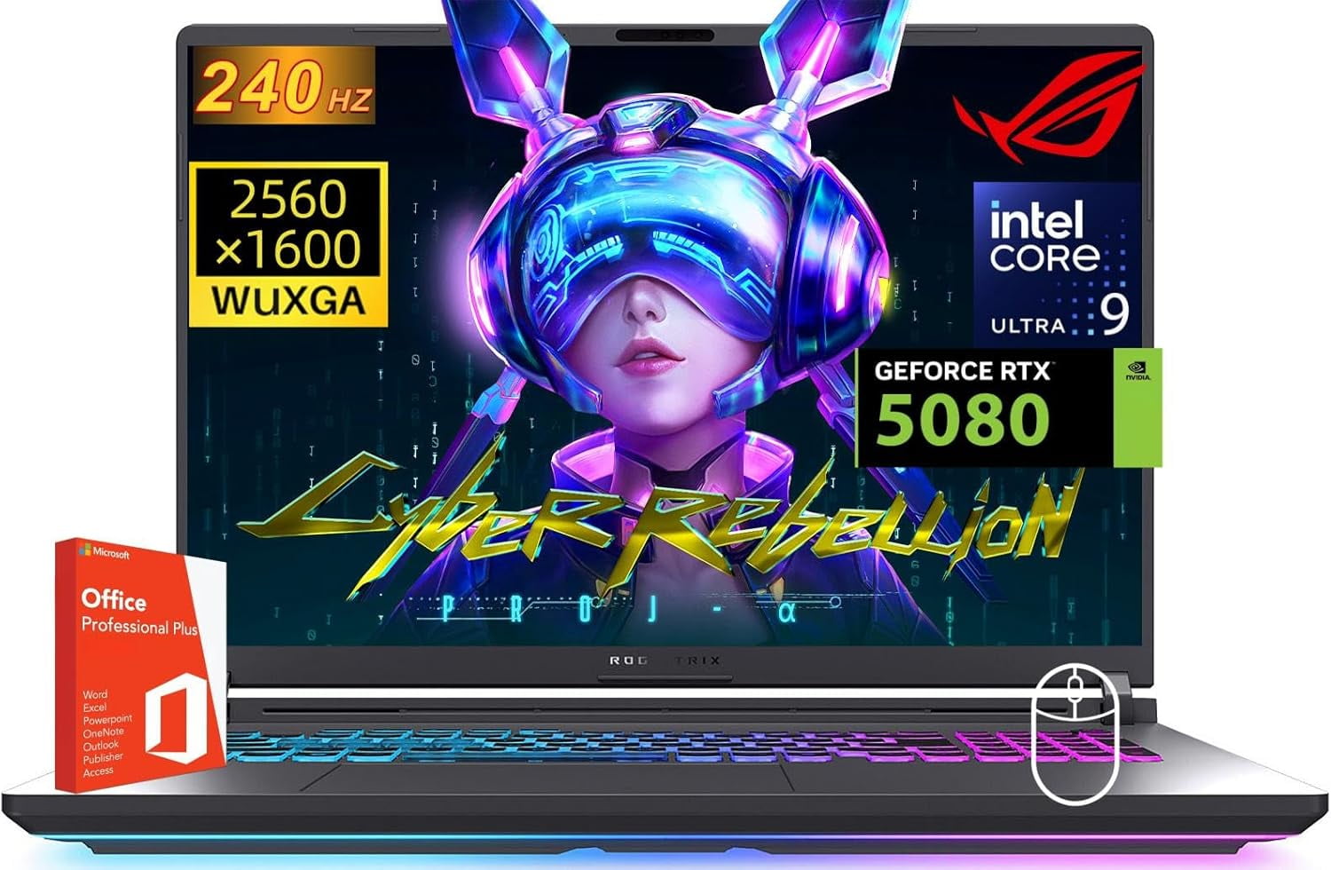 ASUS ROG Strix G18 Gaming Laptop, NVIDIA GeForce RTX 5080, Intel Ultra ...