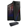 thumbnail image 1 of ASUS ROG Strix GA15 Gaming & Entertainment Desktop PC (AMD Ryzen 7 5800X 8-Core, NVIDIA RTX 3070, 64GB RAM, 8TB PCIe SSD, Wifi, USB 3.2, HDMI, Bluetooth, Display Port, Win 10 Home) with D6000 Dock, 1 of 6