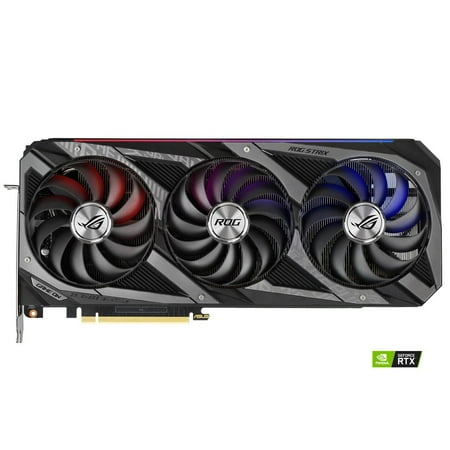 ASUS - GeForce RTX 3080 10GB GDDR6X PCI Express 4.0 Strix Graphics Card - Black