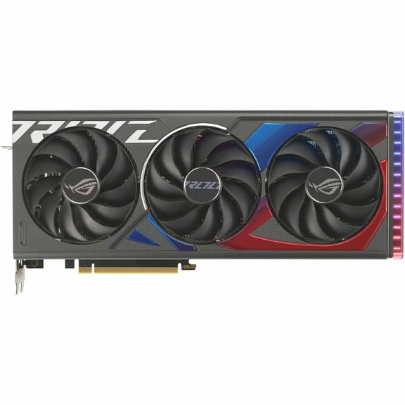 ASUS ROG Strix GeForce RTX 4060 OC Edition Gaming Graphics Card (PCIe 4.0, 8GB GDDR6, DLSS 3, HDMI 2.1a, DisplayPort 1.4a, Axial-tech fan design, Aura Sync) ROG-STRIX-RTX4060-O8G-GAMING