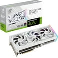 thumbnail image 1 of ASUS ROG Strix GeForce RTX 4080 SUPER White Edition Gaming Graphics Card (PCIe 4.0, 16GB GDDR6X, DLSS 3, HDMI 2.1a, DisplayPort 1.4a, Vapor Chamber, Aura Sync) ROG-STRIX-RTX4080S-16G-WHITE, 1 of 6