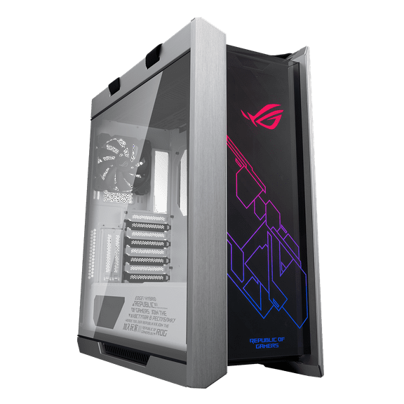 ASUS ROG Strix Helios GX601 White Edition RGB Mid-Tower Computer Case for ATX/ EATX Motherboards with Tempered Glass, Aluminum Frame, GPU Braces, 420mm Radiator Support and Aura Sync