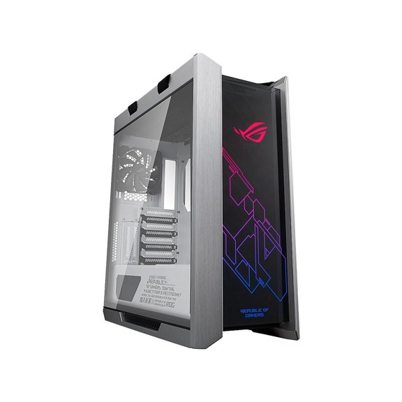 ASUS ROG Strix Helios GX601 White Edition RGB Mid-Tower Computer Case for ATX/ EATX Motherboards with Tempered Glass, Aluminum Frame, GPU Braces, 420mm Radiator Support and Aura Sync