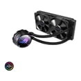 thumbnail image 1 of ASUS ROG Strix LC II 240 All-in-one AIO Liquid CPU Cooler 240mm Radiator, Intel LGA1700, 115x/2066 and AMD AM4/TR4 Support, 2x120mm 4-pin PWM Fans, 1 of 6