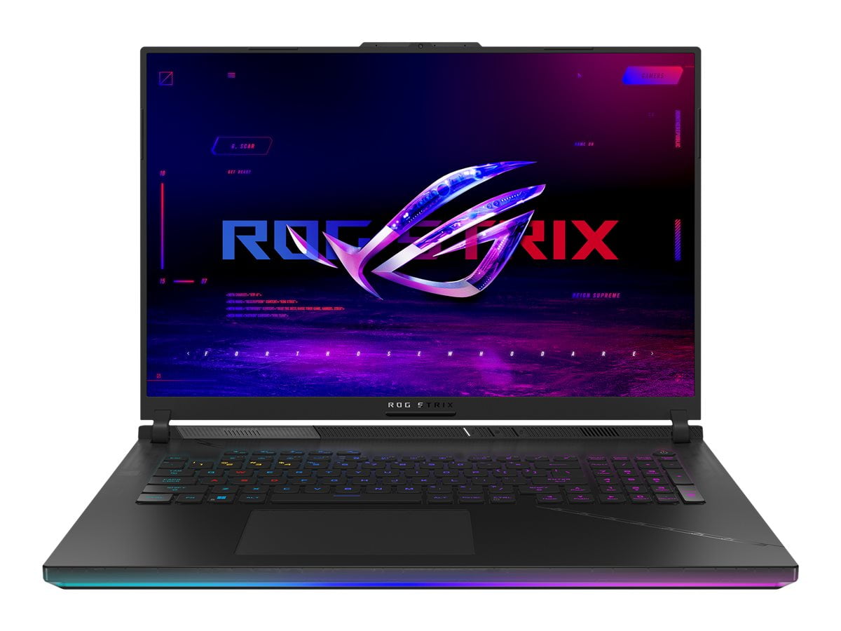 Asus ROG Strix SCAR 18 18" Gaming Laptop, Intel Core i9 i9-13980HX, 32GB RAM, NVIDIA GeForce RTX 4090 16 GB, 2TB SSD, Windows 11 Pro, G834JY-XS97