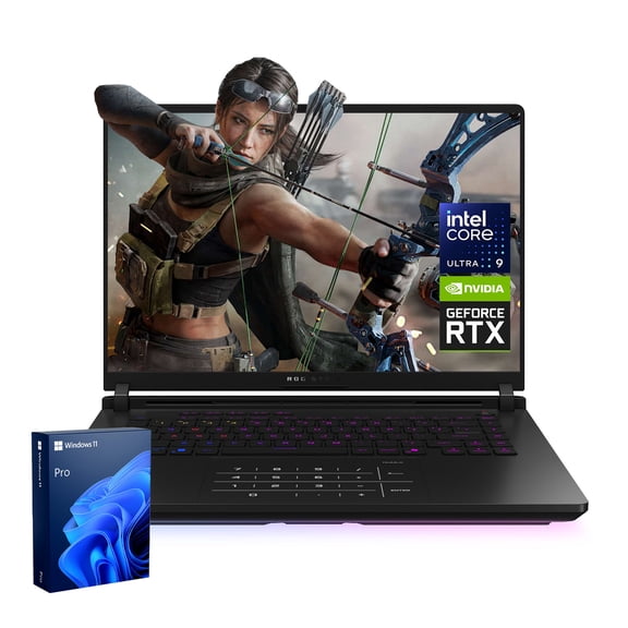 ASUS ROG Strix Scar RTX 5090 Gaming Laptop, 16" WQXGA 240Hz, Intel Core Ultra 9 275HX, 32GB DDR5, 2TB SSD, Windows 11 Pro
