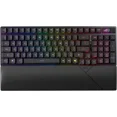 thumbnail image 1 of ASUS ROG Strix Scope II 96 RX Wireless Optical Gaming Keyboard - 96% Full-Size, Tri-Mode Connectivity, Pre-lubed ROG RX Red Linear Switches ABS Keycaps, RGB, PC/Mac Support - Black, 1 of 3