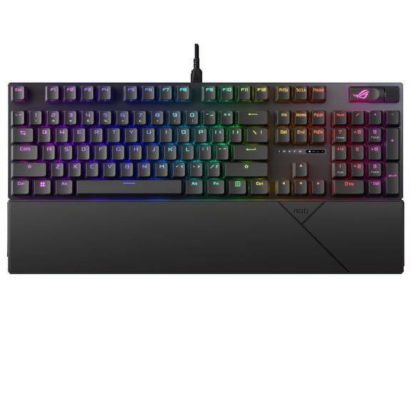 ASUS ROG Strix Scope II RX Gaming Keyboard with RGB Lighting & ROG RX Blue Optical Switches, Black