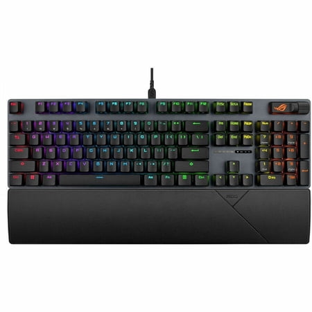 ASUS - ROG Strix Scope II X Full-size Wired Mechanical RGB Gaming Keyboard with Hot-Swappable ROG NX Snow Switches - Black