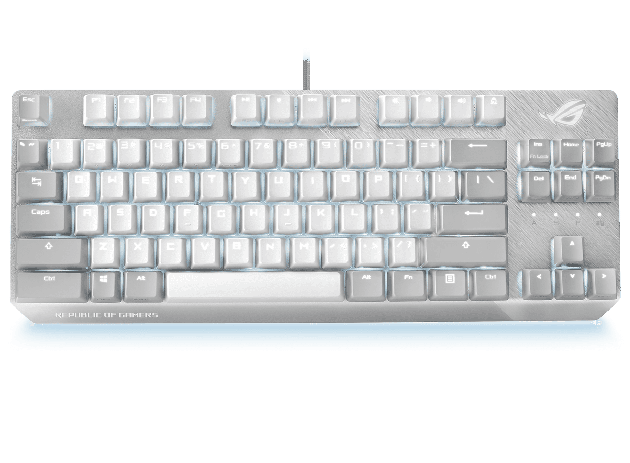 ASUS RGB Mechanical Gaming Keyboard ROG Strix Scope TKL Cherry MX Brown