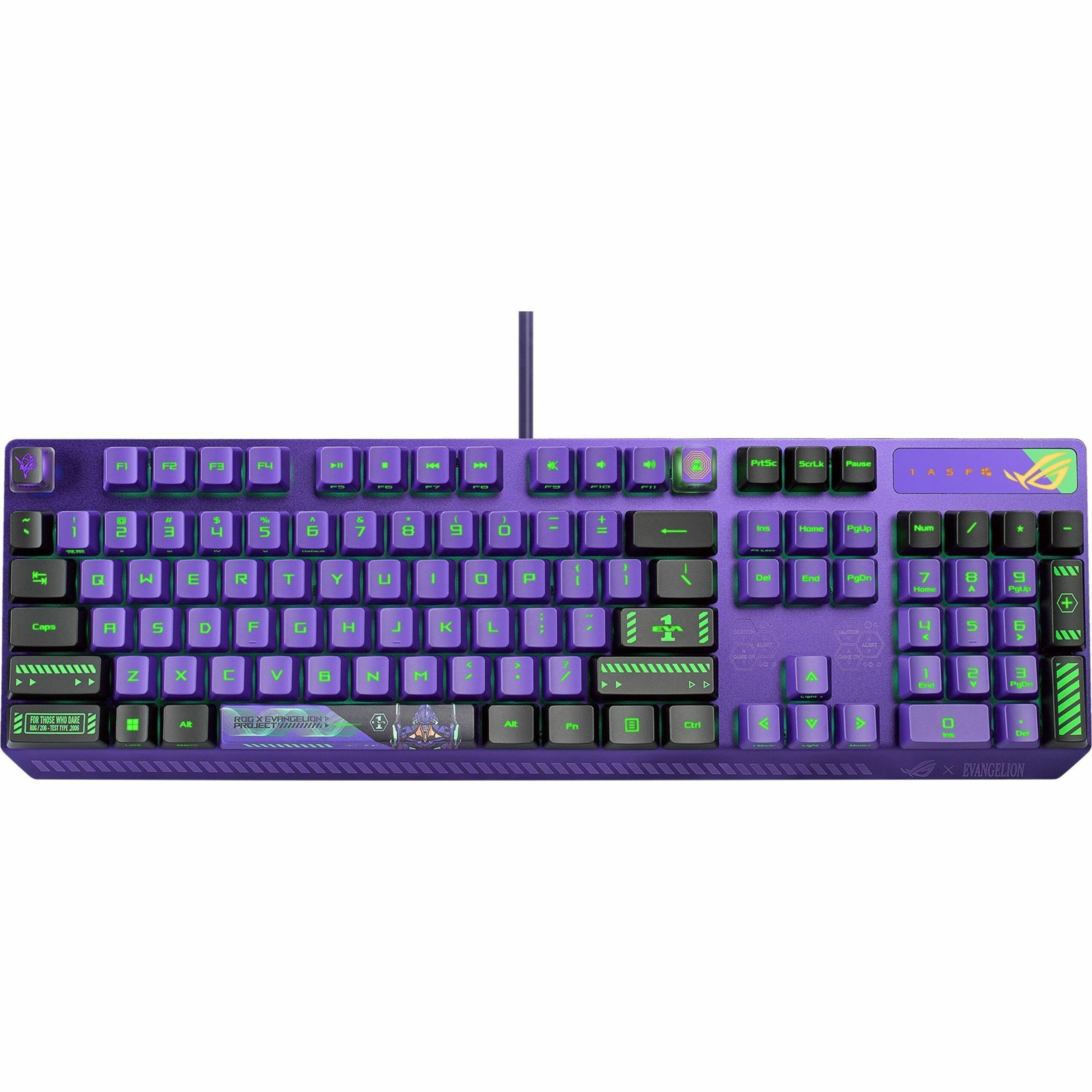 ASUS ROG Strix Scope RX EVA-02 RGB Gaming Keyboard with Red