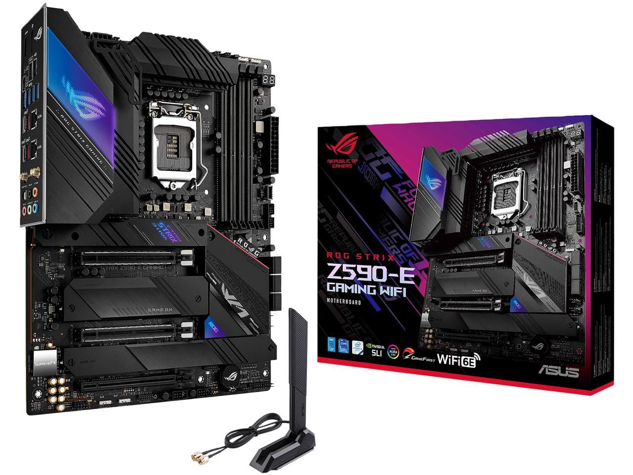 ASUS ROG Strix Z590-E Gaming WiFi 6E LGA 1200 (Intel 11th/10th Gen