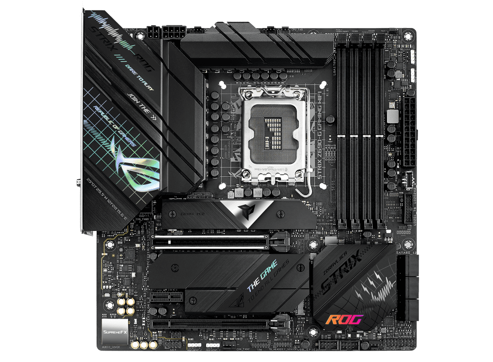  ASUS Prime Z690-A LGA 1700(Intel 12th) ATX Motherboard (16+1  DrMOS,PCIe 5.0,DDR5,4X M.2, Intel 2.5 Gb LAN,USB 3.2 Gen 2 Front Panel  Type-C,Thunderbolt™ 4,Aura Sync RGB Lighting) : Electronics