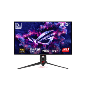 ASUS ROG Swift 32 inch UHD 4K 240Hz AMD FreeSync Premium Pro & G-Sync Compatible 0.03ms HDR500 USB-C GEN 3 OLED Gaming Computer Monitor with Height Adjustable, Swivel & Tilt Stand PG32UCDM3