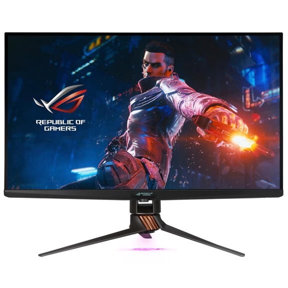 ASUS ROG Swift 32 4K HDR 144Hz DSC Gaming Monitor (PG32UQX) - UHD (3840 x 2160), Mini-LED IPS, G-SYNC Ultimate, Local dimming, Quantum Dot technology, DisplayHDR 1400, Eye Care, DisplayPort, HDMI