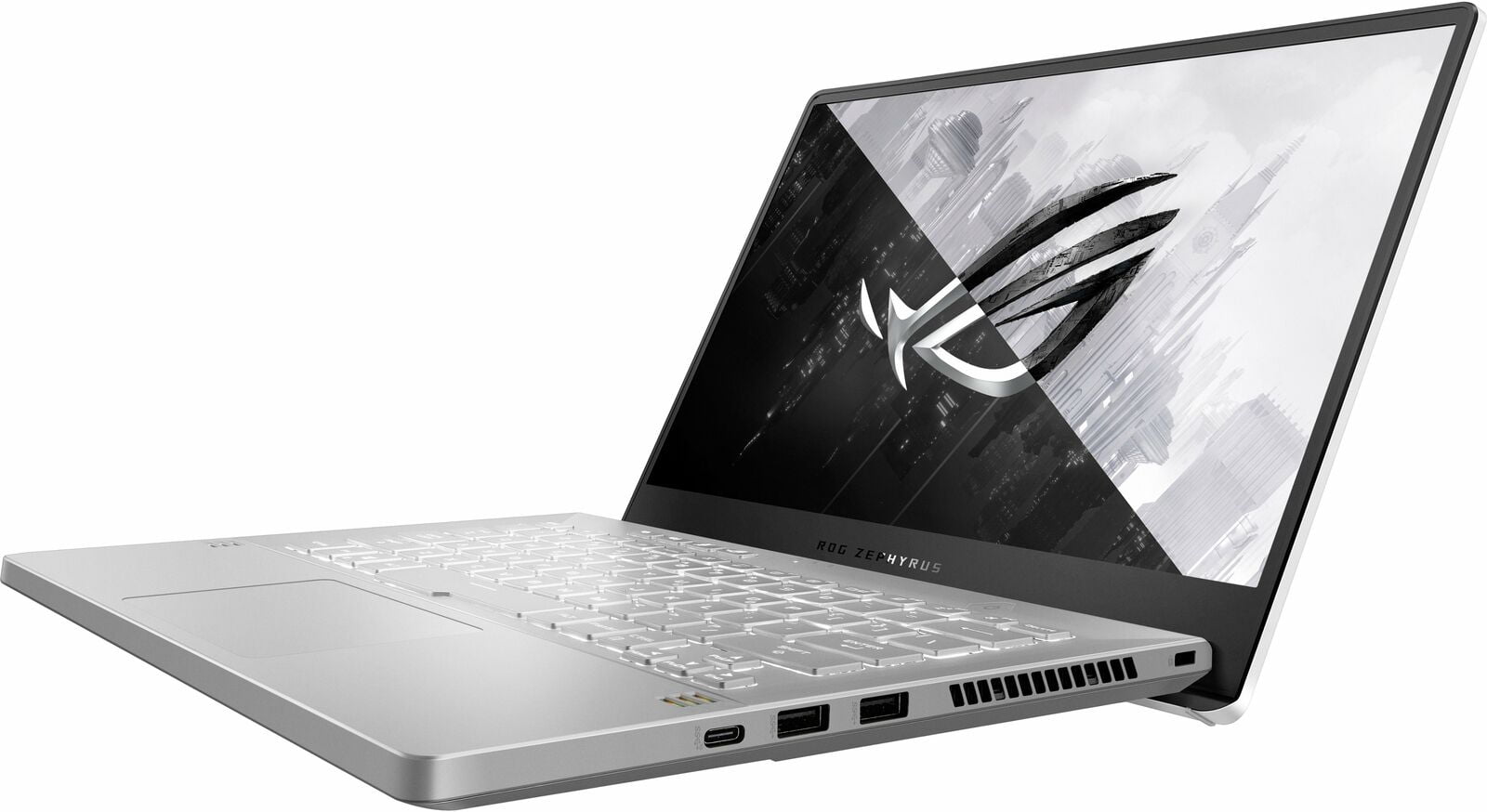  ASUS - ROG Zephyrus G14 14 Gaming Laptop - AMD Ryzen 9 - 16GB  Memory - NVIDIA GeForce RTX 2060 - 1TB SSD - Moonlight White : Electronics