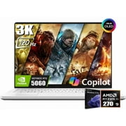 ASUS ROG Zephyrus G14 Gaming Laptop, 14 2880 x 1800 3K 120Hz ROG Nebula Display, AMD Ryzen 9 270, NVIDIA GeForce RTX 5060 8GB GDDR7, RGB Backlit KB, Win11 Pro16GB DDR5 / 1TB SSD