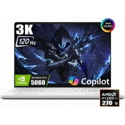 ASUS ROG Zephyrus G14 Gaming Laptop, 14 2880 x 1800 3K 120Hz ROG Nebula Display, AMD Ryzen 9 270, NVIDIA GeForce RTX 5060 8GB GDDR7, RGB Backlit KB, Win11 Home16GB DDR5 | 2TB SSD