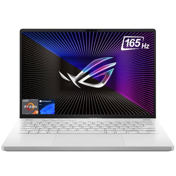 ASUS ROG Zephyrus G14 Gaming Laptop, 14" QHD 165Hz Display, AMD 8-Core Ryzen 9 7940HS, GeForce RTX 4060, 16GB DDR5, 512GB PCIe 4.0, VR Ready, Single-Zone RGB Keyboard, WiFi 6, USB-C, HDMI, Win 11 Pro