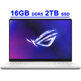 thumbnail image 1 of ASUS ROG Zephyrus G14 Premium Gaming Laptop 14" QHD OLED 120Hz (100% DCI-P3) AMD 8-core Zen 4 Ryzen 9 8945HS 16GB DDR5 2TB SSD GeForce RTX 4060 8GB Graphic Backlit USB4 Win11 White, 1 of 8