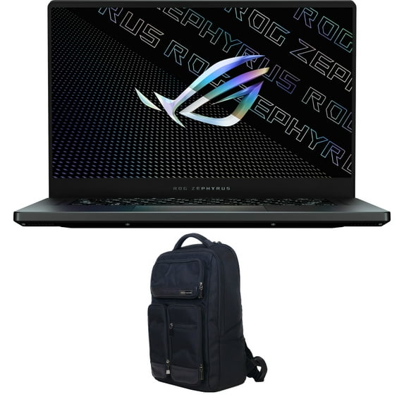 ASUS ROG Zephyrus G15 Gaming/Business Laptop (AMD Ryzen 9 5900HS 8-Core, 15.6in 165Hz 2K Quad HD (2560x1440), NVIDIA GeForce RTX 3080, 16GB RAM, Win 11 Pro) with Atlas Backpack