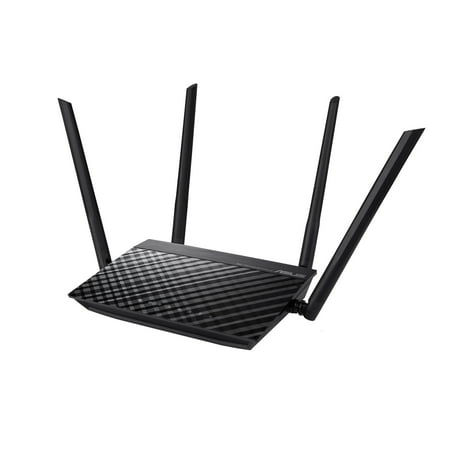 ASUS - RT-AC1200GE AC1200 Dual-Band Wi-Fi Router, Gigabyte Port - Black