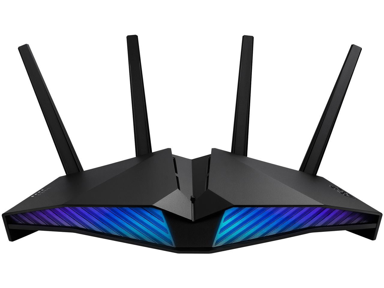 ASUS RT-AX82U AX5400 Dual-Band WiFi 6 Gaming Router, Game Acceleration, Mesh WiFi Support, Lifetime Free Internet Security, Dedicated Gaming Port, Mobile Game Boost, MU-MIMO, Aura RGB