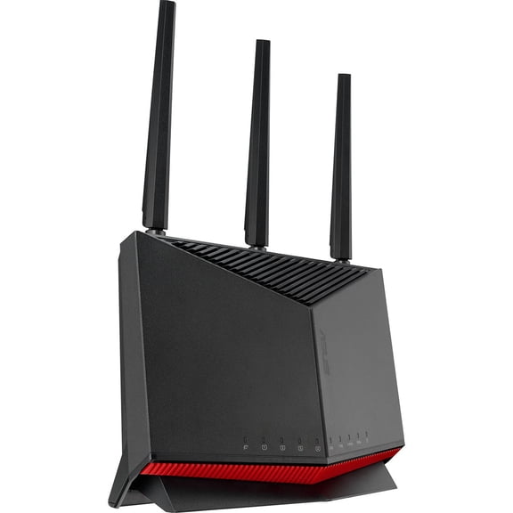 ASUS RT-BE86U BE6800 Dual-Band WiFi 7 Router, 10G WAN, AiMesh, subscription-free security