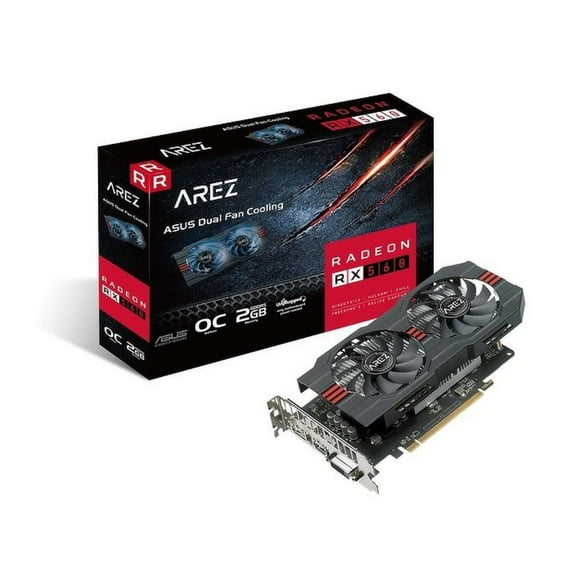 ASUS Radeon RX 560 Arez OC EVO 2GB GDDR5 Graphics Card (90YV0AHC-M0NA00)