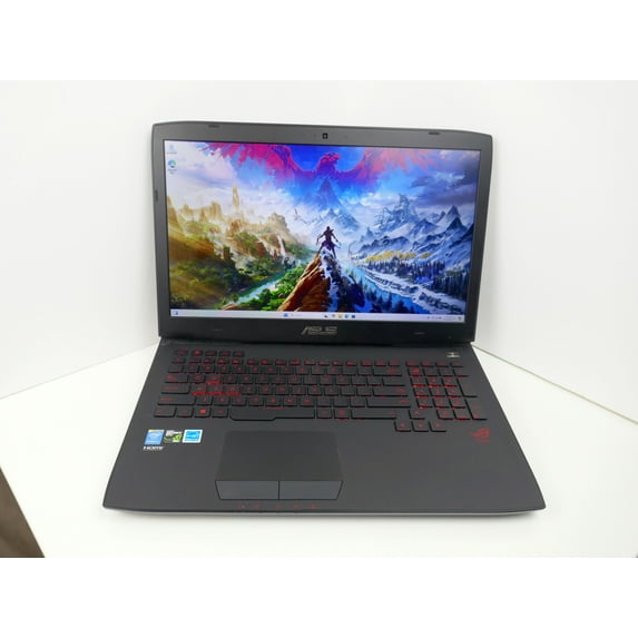 Pre-Owned ASUS Republic of Gamers G751JY 17.3" FHD Gaming Notebook, Intel Quad-Core i7 Upto 3.5GHz, 32GB DDR3, 512GB SSD Plus 1TB HDD, NVIDIA GeForce GTX 980M 4GB, Blu-ray Burner, Windows 11 64Bit