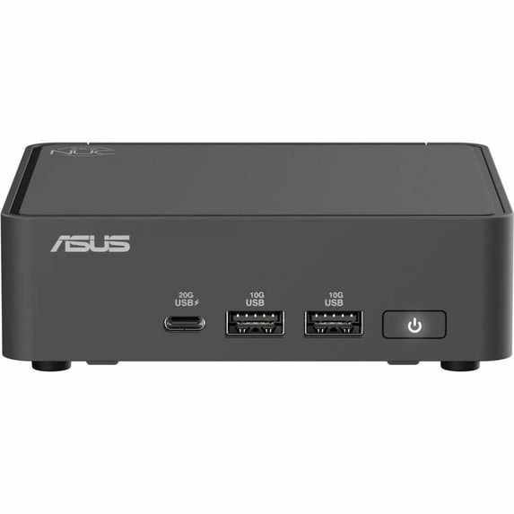 Asus NUC 15 Pro NUC15CRKU7 Barebone System - Mini PC - Intel Core Ultra 7 255H - Intel Chip - 96 GB DDR5 SDRAM DDR5-6400/PC5-51200 Maximum RAM Support - 2 Total Memory Slots - NVMe Controller - Int...