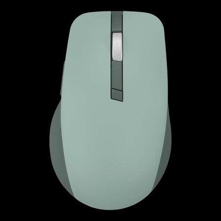 ASUS Wireless SmartO Mouse Silent Plus – Dual Mode (BT/2.4GHz), up to 3 Devices, Ergonomic, 4200 DPI, Quiet Switches, Portable, for Productivity/Gaming - Green Tea Latte