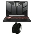 thumbnail image 1 of ASUS TUF A15 Gaming/Entertainment Laptop (AMD Ryzen 7 6800H 8-Core, 15.6in 144Hz Full HD (1920x1080), GeForce RTX 3050 Ti, Win 11 Home) with Travel/Work Backpack, 1 of 7